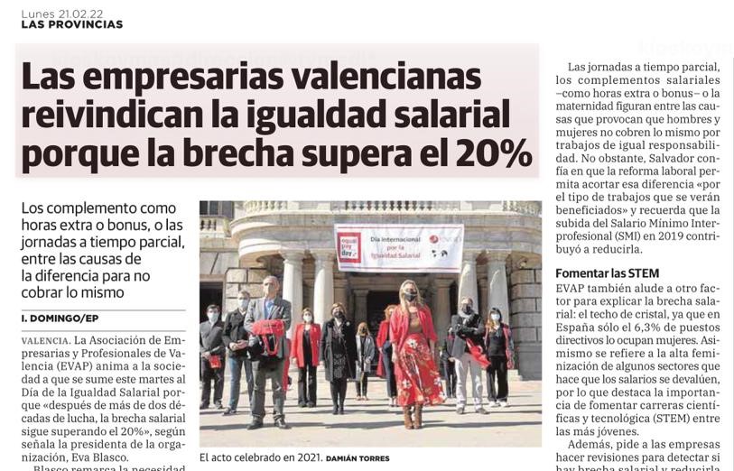 OPINAMOS EN LAS PROVINCIAS SOBRE LA BRECHA SALARIAL