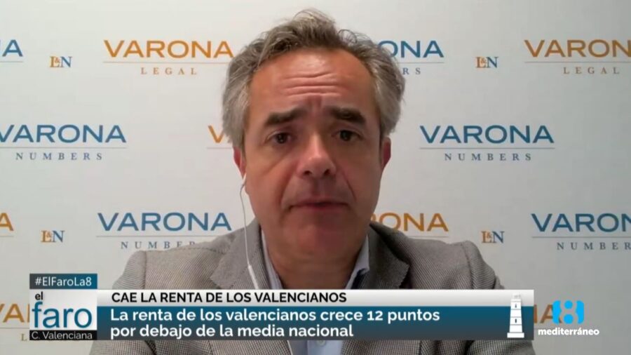 ENTREVISTA A FEDERICO VARONA SOBRE LA CAÍDA DE LA RENTA MEDIA EN LA COMUNIDAD VALENCIANA