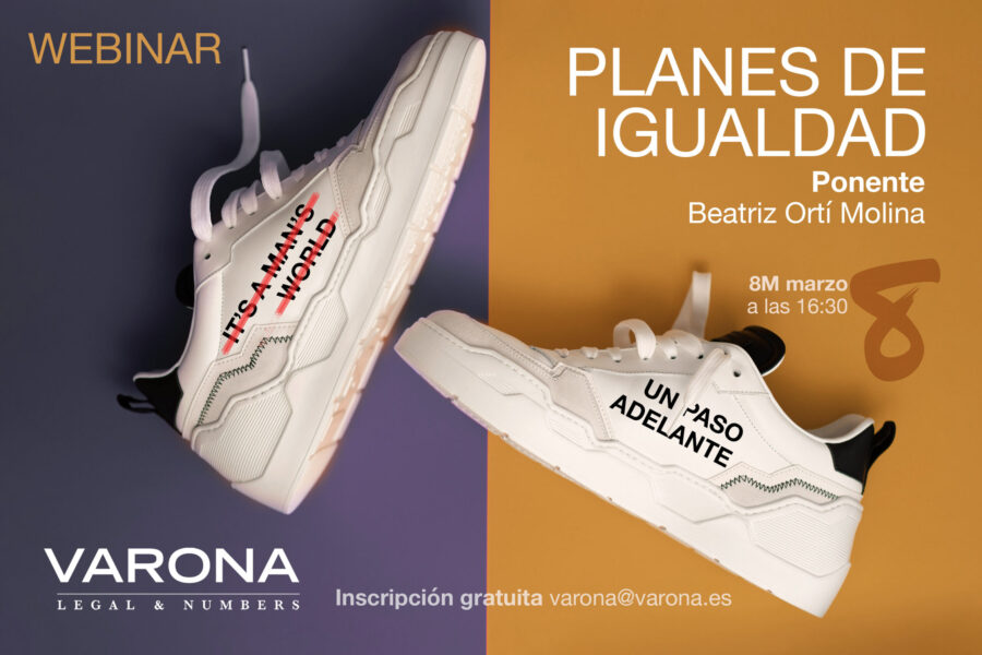 8 DE MARZO: WEBINAR SOBRE LOS PLANES DE IGUALDAD
