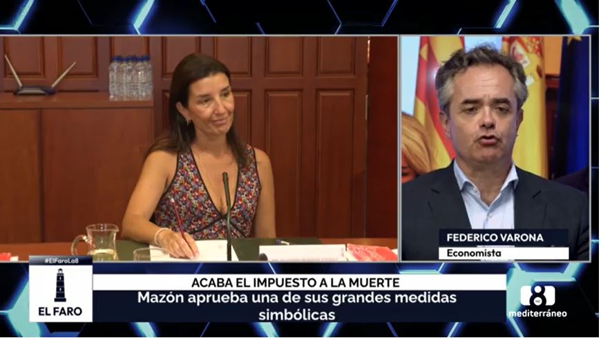FEDERICO VARONA ANALIZA EN LA 8 TV LA BONIFICACIÓN DE SUCESIONES Y DONACIONES