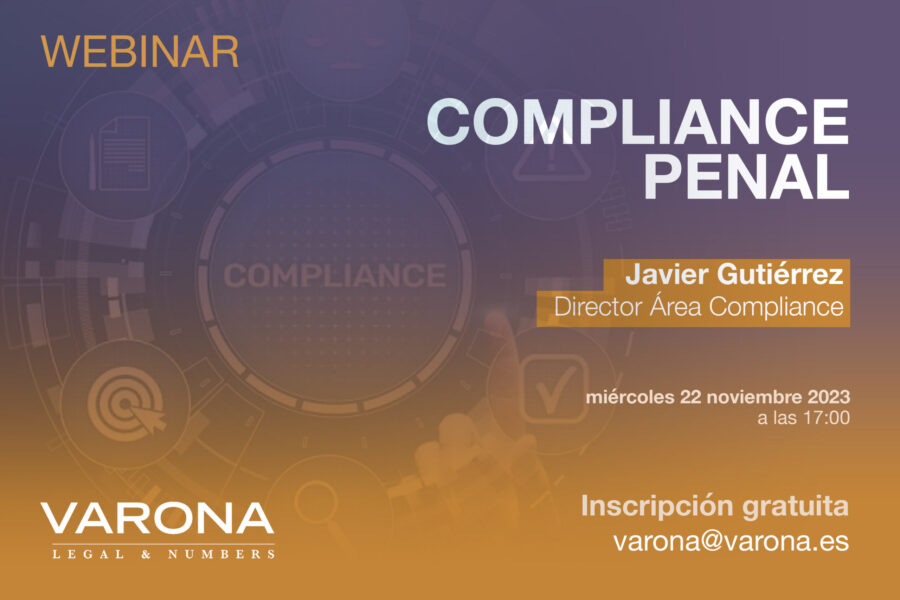 WEBINAR 22 DE NOVIEMBRE: LAS VENTAJAS DE UN PROGRAMA DE PREVENCIÓN DE DELITOS EN LA EMPRESA