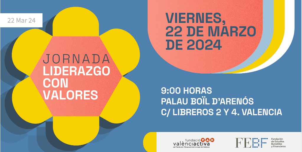 IGNACIO VARONA PRESENTARÁ LA JORNADA «LIDERAZGO CON VALORES» VALÈNCIA ACTIVA