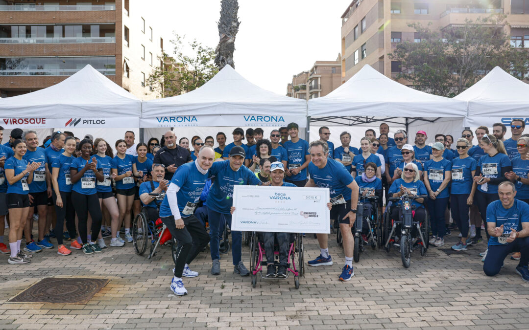 LA BECA VARONA PREMIA A UNLIMITED WHEELS CON LA APORTACIÓN DE INSCRITOS EN LA CARRERA DE LAS EMPRESAS