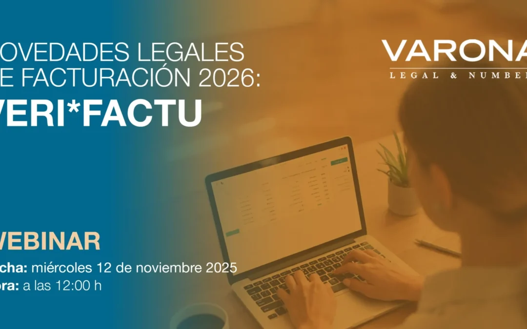 WEBINAR 12 DE NOVIEMBRE: NOVEDADES LEGALES DE FACTURACIÓN 2026 – VERIFACTU