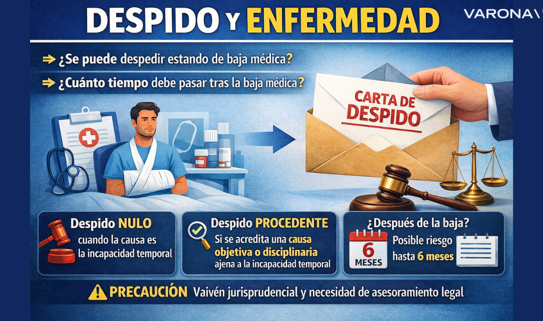 DESPIDO DURANTE LA BAJA MÉDICA: ¡PRECAUCIÓN!